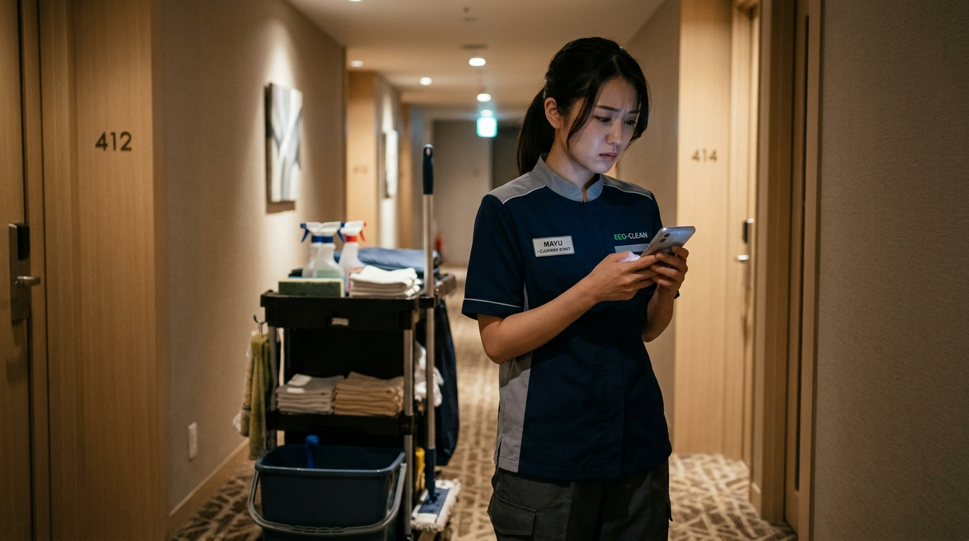 家事代行女性スタッフの不安