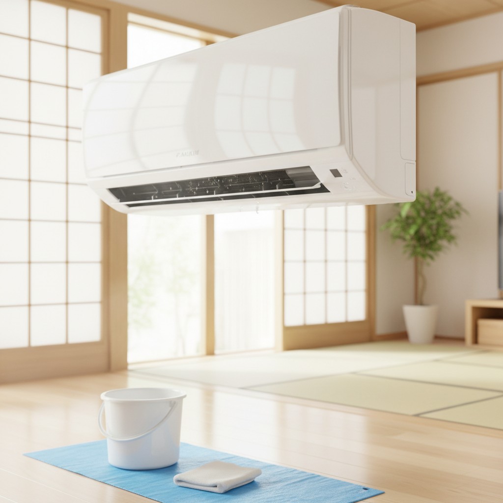 クリーニング後のエアコン